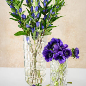 Crystal Look Glass Vase